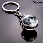 Key ring, model Solar System, Moon